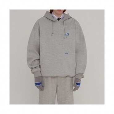 ADER  Mens Minimal Cotton Hoodie Gray - ADER 2021 남성 미니멀 코튼 후디 Ade0043x Size(s 