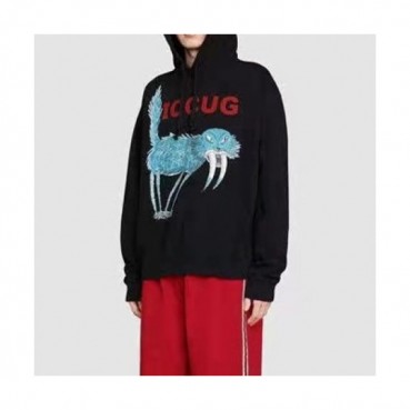 Gucci  Mm/Wm Logo Casual Hoodie Black - 구찌 2021 남/녀 로고 캐쥬얼 후드티 Guc04074x Size(xs 