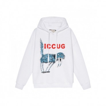 Gucci  Mm/Wm Logo Casual Hoodie White - 구찌 2021 남/녀 로고 캐쥬얼 후드티 Guc04073x Size(xs 