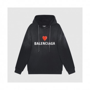 Balenciaga  Mm/Wm Logo Cotton Hoodie Black - 발렌시아가 2021 남/녀 로고 코튼 후디 Bal01185x Size(xs 