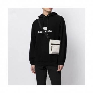 Balenciaga  Mm/Wm Logo Cotton Hoodie Black - 발렌시아가 2021 남/녀 로고 코튼 후디 Bal01181x Size(xs 