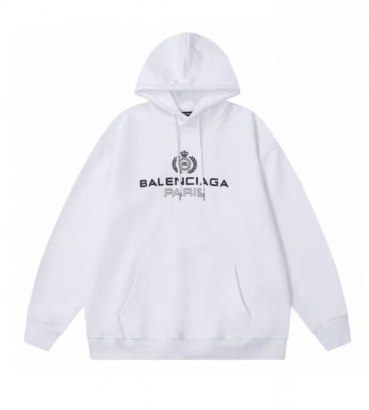 Balenciaga  Mm/Wm Logo Cotton Hoodie White - 발렌시아가 2022 남/녀 로고 코튼 후디 Bal01180x Size(xs 