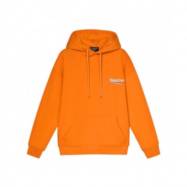 Balenciaga  Mm/Wm Logo Cotton Hoodie Orange - 발렌시아가 2021 남/녀 로고 코튼 후디 Bal01169x Size(xs 
