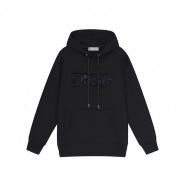 Dior  Mm/Wm  Logo Casual Cotton Hoodie Black - 디올 2021 남/녀 로고 캐쥬얼 코튼 후디 Dio01417x Size(s 