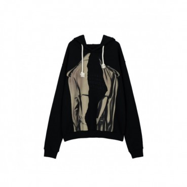 Maison margiela  Mens Deserve Printing Cotton Hoodie Black - 메종 마르지엘라 2021 남성 프린팅 코튼 후디 Mai0059x Size(m 