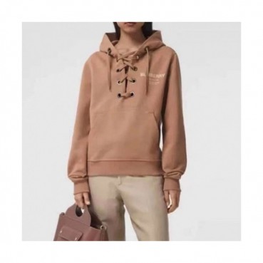 Burberry  Womens Logo Casual Cotton Hoodie Camel - 버버리 2021 여성 로고 캐쥬얼 코튼 후드티 Bur04098x Size(s 