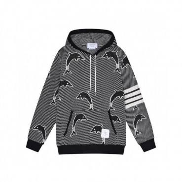 Thom Browne  Mm/Wm Casual Hoodie Black - 톰브라운 2021 남/녀 캐쥬얼 후디 Thom01419x Size(xs 