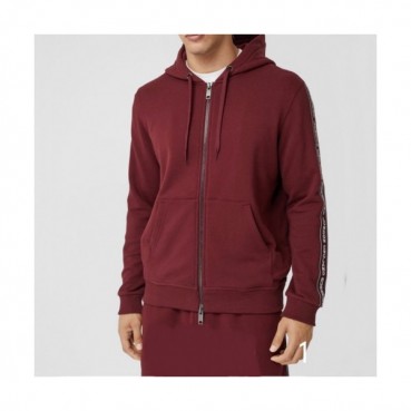 Burberry Mm/Wm Logo Casual Cotton Hoodie Burgandy - 버버리 2021 남/녀 로고 캐쥬얼 코튼 후드티 Bur04083x Size(s 