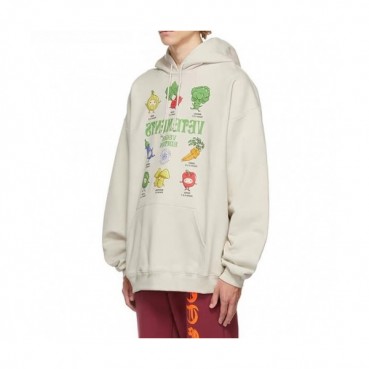 Vetements  Mm/Wm Logo Oversize Cotton Hoodie Gray - 베트멍 2021 남/녀 로고 오버사이즈 코튼 후드티 Vet0169x Size(s 