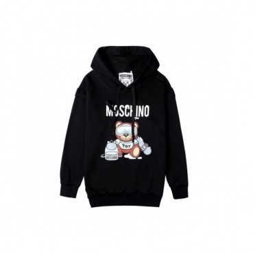 Moschino  Mm/Wm Teddy Bear Cotton Hoodie Black - 모스키노 2021 남/녀 테디 비어 코튼 후드티 Mos0195x Size(s 
