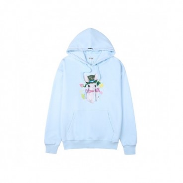 Miumiu Ladies Casual Hoodie Blue - 미우미우 여성 캐쥬얼 후드티 