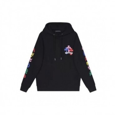 Chrom Hearts  Mens Logo Cotton Hoodie Black - 크롬하츠 2021 남성 로고 코튼 후디 Chr0410x Size(xs 
