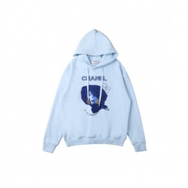 Chanel  Mm/Wm Logo Cotton HoodT Blue - 샤넬 2021 남자 로고 코튼 후드티 Cha0784x Size(s 