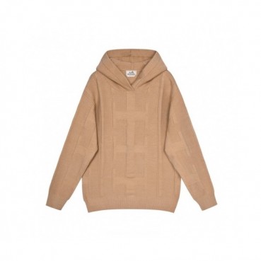 Hermes Mens Logo Casual Cotton Hoodie Camel - 에르메스 2021 남성 로고 캐쥬얼 코튼 후드티 Her0685x Size(m 