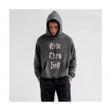 Represent  Mm/Wm Wolf Logo Cotton Hoodie - 리프리젠트 2021 남/녀 울프 로고 코튼 후드티 Rep0026x Size(s 
