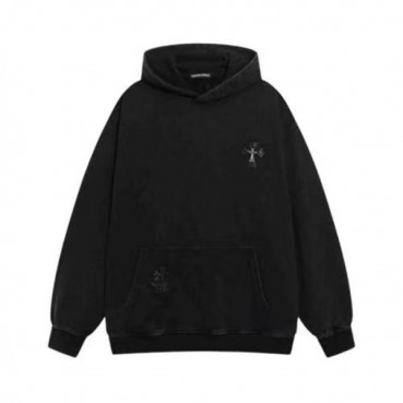 크롬하츠 남성 블랙 후디 - Chrom hearts Mens Black Hoodie 