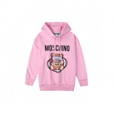 Moschino  Mm/Wm Teddy Bear Cotton Hoodie Pink - 모스키노 2021 남/녀 테디 비어 코튼 후드티 Mos0188x Size(s 