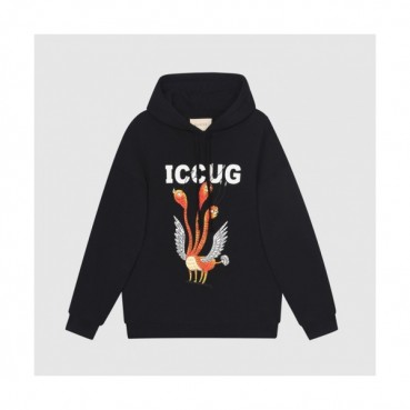 Gucci  Mm/wm Logo Casual Oversize Cotton Hoodie Black - 구찌 2021 남/녀 로고 캐쥬얼 오버사이즈 코튼 후드티 Guc03890x Size(s 
