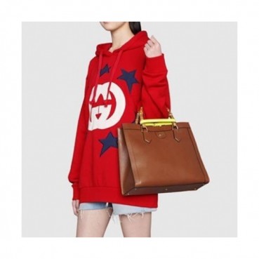 Gucci  Mm/wm Logo Casual Oversize Cotton Hoodie Red - 구찌 2021 남/녀 로고 캐쥬얼 오버사이즈 코튼 후드티 Guc03832x Size(s 