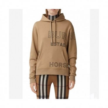 [버버리]Burberry 2021 Mm/Wm Logo Casual Cotton Hoodie - 버버리 2021 남/녀 로고 캐쥬얼 코튼 후드티 Bur03507x.Size(s 
