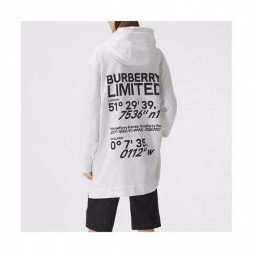 [버버리]Burberry 2020 Womens Logo Casual Cotton Hoodie - 버버리 2020 여성 로고 캐쥬얼 코튼 후드티 Bur03525x.Size(s 