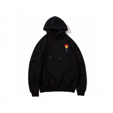 [아미]Ami 2020 Mens Logo Casual Cotton Hooded - 아미 2020 남성 로고 코튼 기모 후드티 Ami0058x.Size(m 
