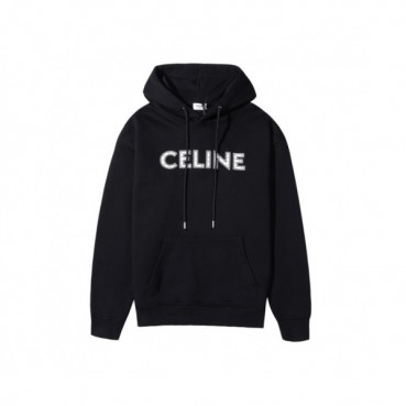 Celine Mm/Wm Logo Cotton Hoodie - 셀린느 2020 남/녀 로고 코튼 후디 Cel0077x.Size(s 