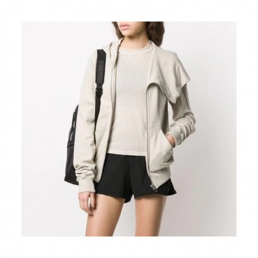 Rick Owens Cotton Zip-up Hoodie 