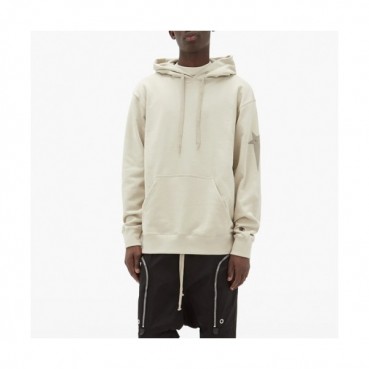 Rick Owens Mens Logo Cotton Zip-up Hooded 