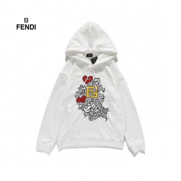 Fendi 2020 Mens Logo Casual Cotton Hoodie - 펜디 2020 남성 로고 캐쥬얼 코튼 후디 Fen0843x