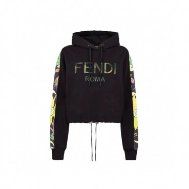 Fendi Womens Logo Casual Cotton Hoodie - 펜디 2020 여성 로고 캐쥬얼 코튼 후디 Fen0816x.Size(s 