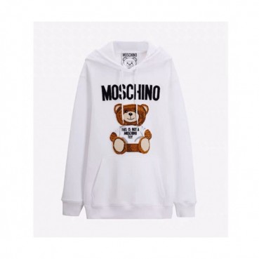 [모스키노]Moschino 2020 Mm/Wm Teddy Bear Cotton Hoodie - 모스키노 2020 남/녀 테디 비어 코튼 후드티 Mos0108x.Size(s 