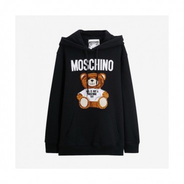 [모스키노]Moschino 2020 Mm/Wm Teddy Bear Cotton Hoodie - 모스키노 2020 남/녀 테디 비어 코튼 후드티 Mos0106x.Size(s 