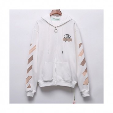 [오프화이트]Off-white 2020 Mens Logo Cotton Zip