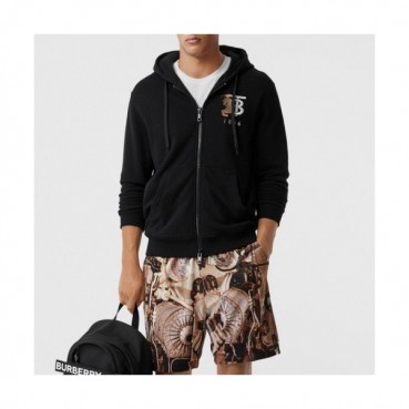 [버버리]Burberry 2020 Mm/Wm Logo Casual Cotton Zip-up Hoodie 