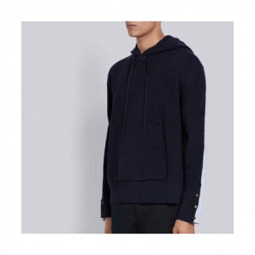 [톰브라운]Thom Browne 2020 Mens Casual Two-tone Hoodie 