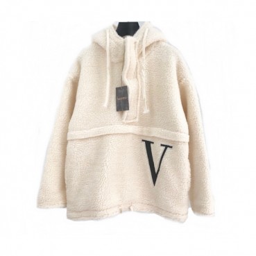 [발렌티노]Valentino 2020 Mens Logo Casual Flannel Down Hoodie - 발렌티노 2020 남성 로고 캐쥬얼 플란넬 다운 오버사이즈 후디 Val0350x.Size(s 