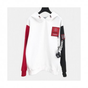 Chanel 2019 Mm/Wm Logo Oversize Cotton HoodT - 샤넬 2019 남자 로고 오버사이즈 코튼 기모 후드티 Cha0544x.Size(s 