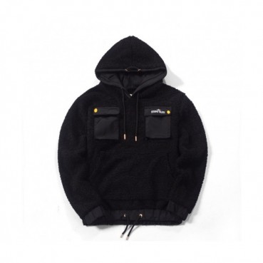 [스톤아일랜드]Stone Island 2020 Mens Logo Flannel HoodT - 스톤아일랜드 2020 남성 로고 플란넬 후디 Sto0113x.Size(s 