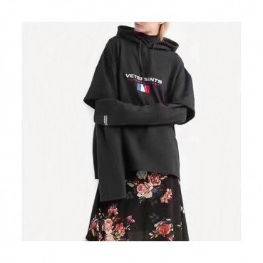 [베트멍]Vetements 2020 Mm/Wm Logo Oversize Cotton Hood Tee - 베트멍 2020 남자 로고 오버사이즈 코튼 후드티 Vet0048x.Size(s 