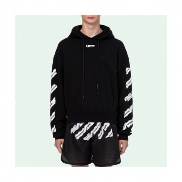 Off-white 2019 Mm/Wm Logo Cotton Oversize HoodT 