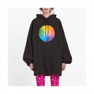 [발렌시아가]Balenciaga 2019 Mm/Wm Logo Oversize Cotton Hood Tee - 발렌시아가 남자 로고 오버사이즈 코튼 후드티 Bal0400x.Size(s 