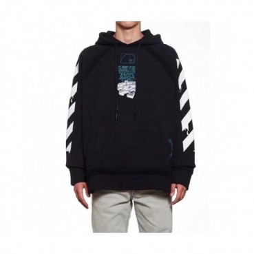 Off-white 2019 Mm/Wm Logo Cotton Oversize HoodT 