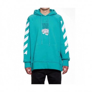 Off-white 2019 Mm/Wm Logo Cotton Oversize HoodT 