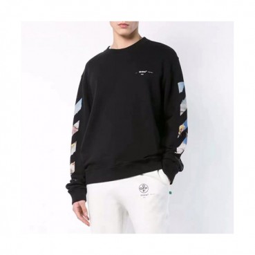 Off-white 2019 Mm/Wm Logo Cotton Oversize HoodT 