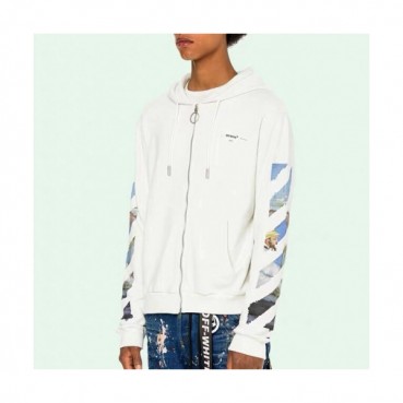 Off-white 2019 Mm/Wm Logo Cotton Oversize HoodT 