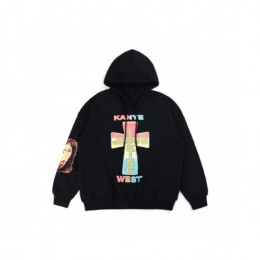 Kanye west 2019 Mm/Wm Logo Oversize Cotton Hooded - 카니예 웨스트 2019 남자 로고 오버사이즈 코튼 기모 후드티 Kany0028x.Size(m 