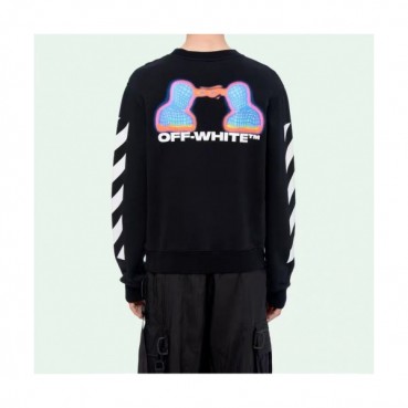 Off-white 2019 Mm/Wm Logo Cotton Oversize HoodT 