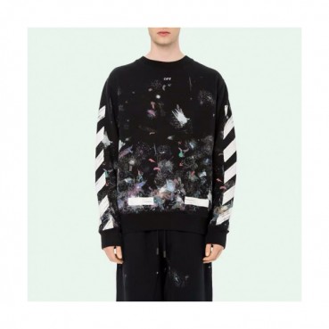 Off-white 2019 Mm/Wm Logo Cotton Oversize HoodT 