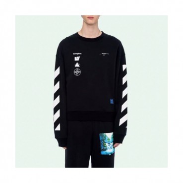 Off-white 2019 Mm/Wm Logo Cotton Oversize HoodT 